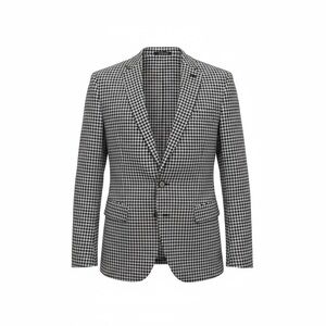 Stafford Mens Classic Fit Navy Check Seasonal Sport Coat Blazer Size 48R New